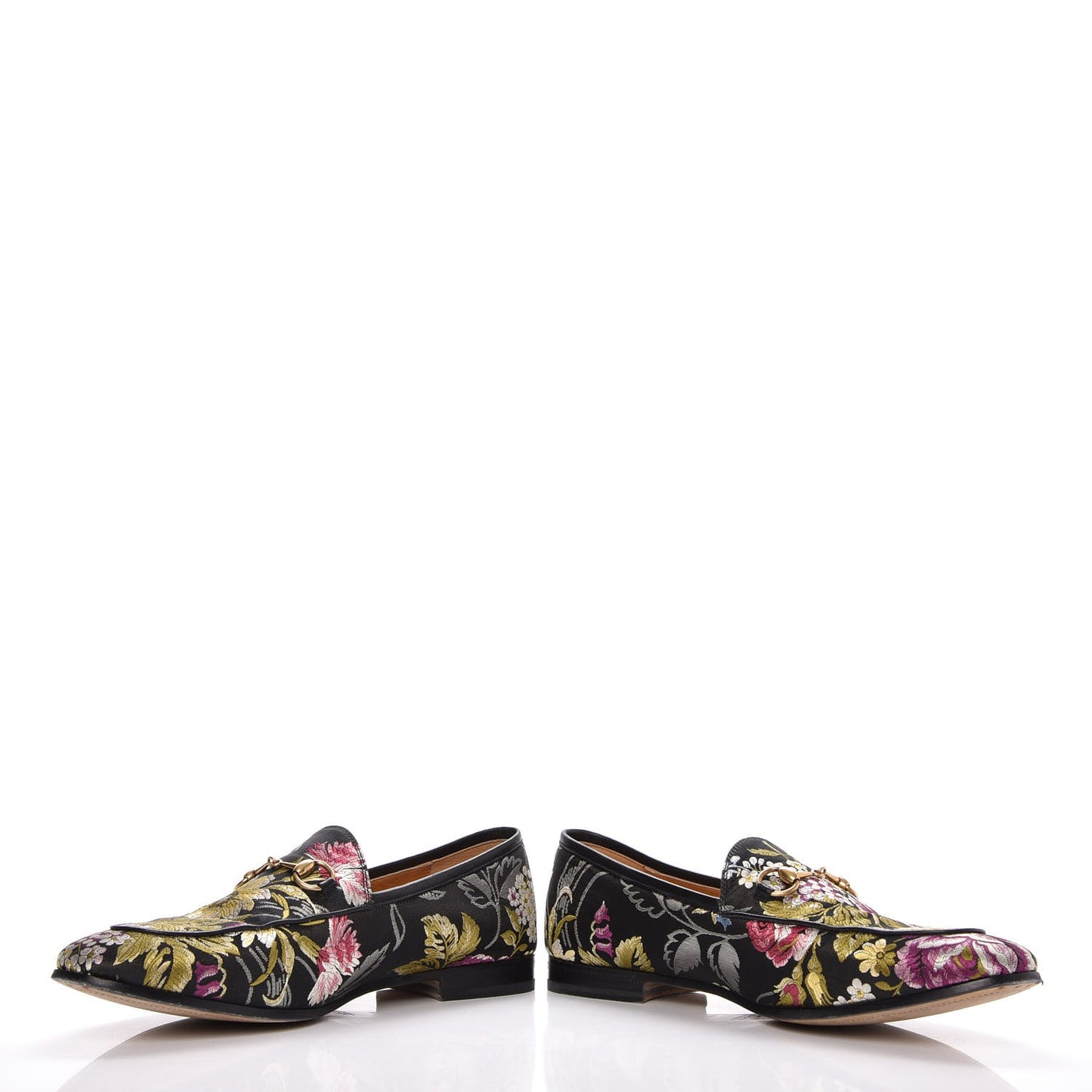 Floral Jacquard Horsebit Womens Jordaan Loafers 41 Multi