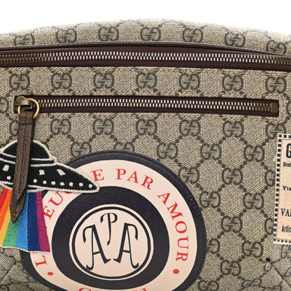 Gucci GG Supreme Monogram Courrier Belt Bag Beige New Acero 8 of 10