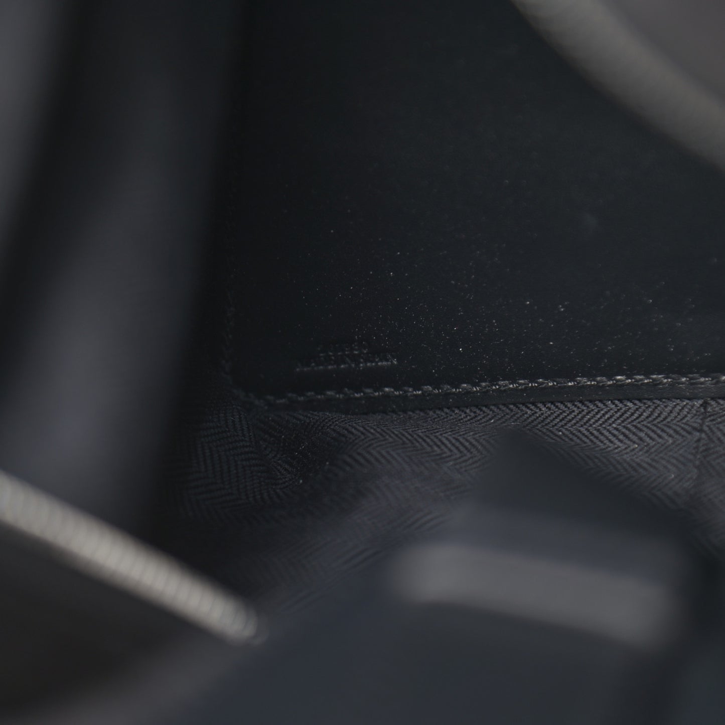 Nubuck Calfskin Berlingo Shoulder Bag Black