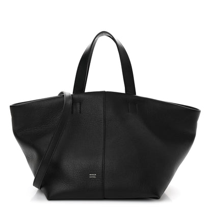 Mansur Gavriel Calfskin Tulipano Bag Black 1 of 12