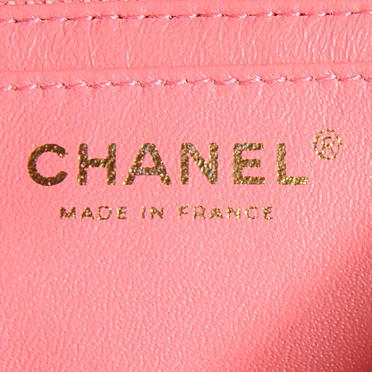 Chanel Lambskin Quilted Valentine Charms Medium Single Flap Pink 6 of 7