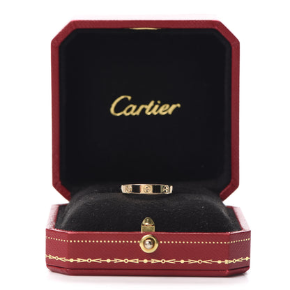 Cartier 18K Yellow Gold 3.5mm LOVE Wedding Band Ring 55 7.25 5 of 5