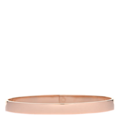 Hermes 18K Rose Gold Diamond PM Kelly Pave Bracelet SH 3 of 5
