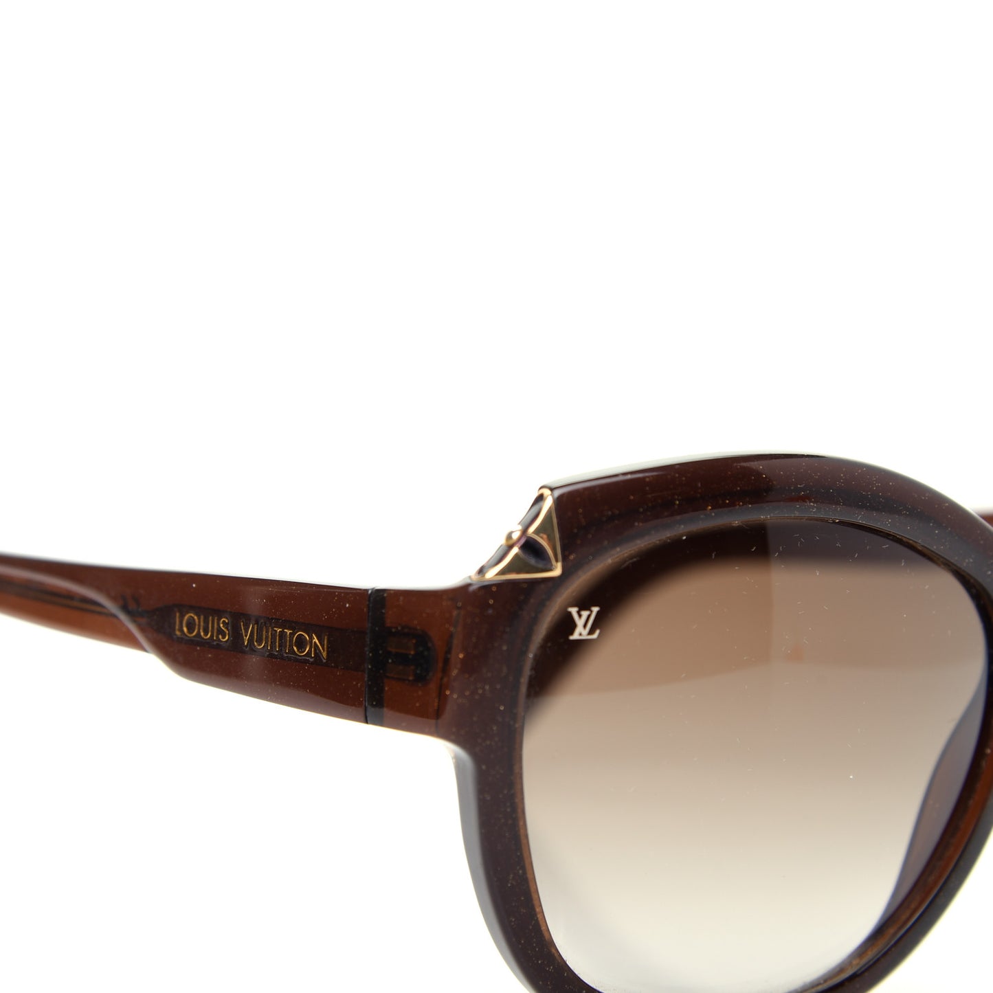 Acetate Hortensia Cat Eye Sunglasses Z0486W Brown Glitter