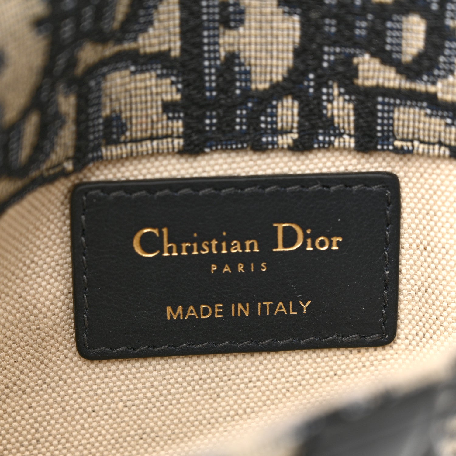Christian Dior Oblique Saddle Belt Pouch Blue 6 of 10