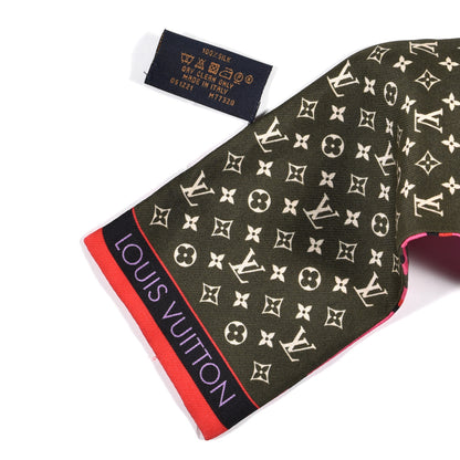 Louis Vuitton Silk Monogram Planet LV Bandeau Pink 4 of 4