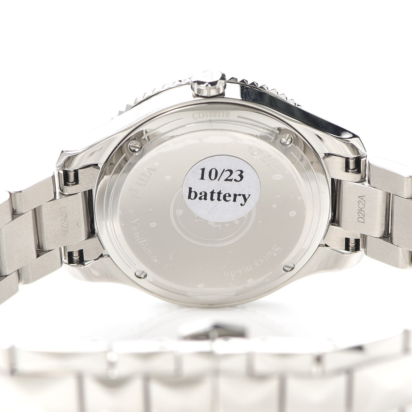 Stainless Steel Diamond 32mm Dior VIII Montaigne Quartz Watch