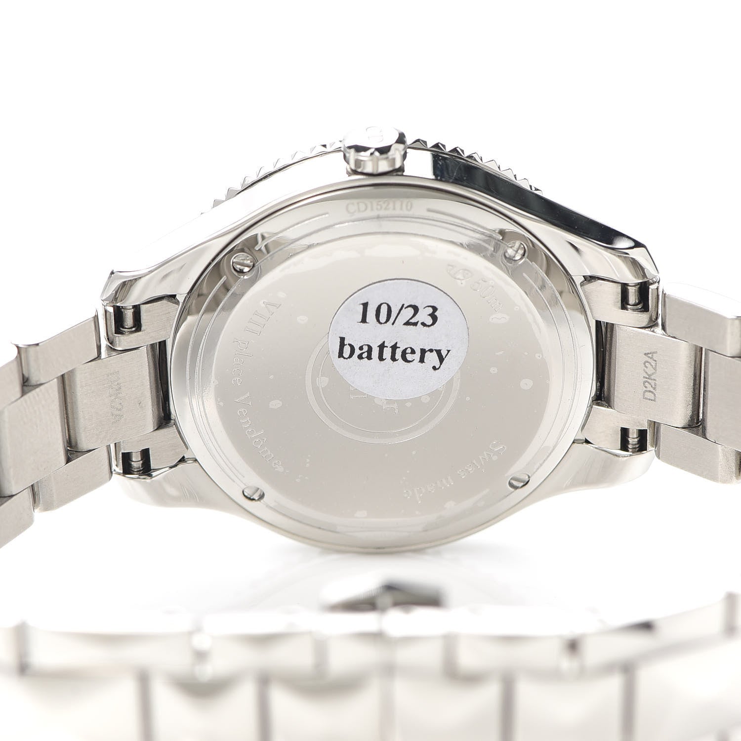 Christian Dior Stainless Steel Diamond 32mm Dior VIII Montaigne Quartz Watch 4 of 6