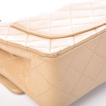 Chanel Lambskin Quilted Small Double Flap Beige 14 of 25