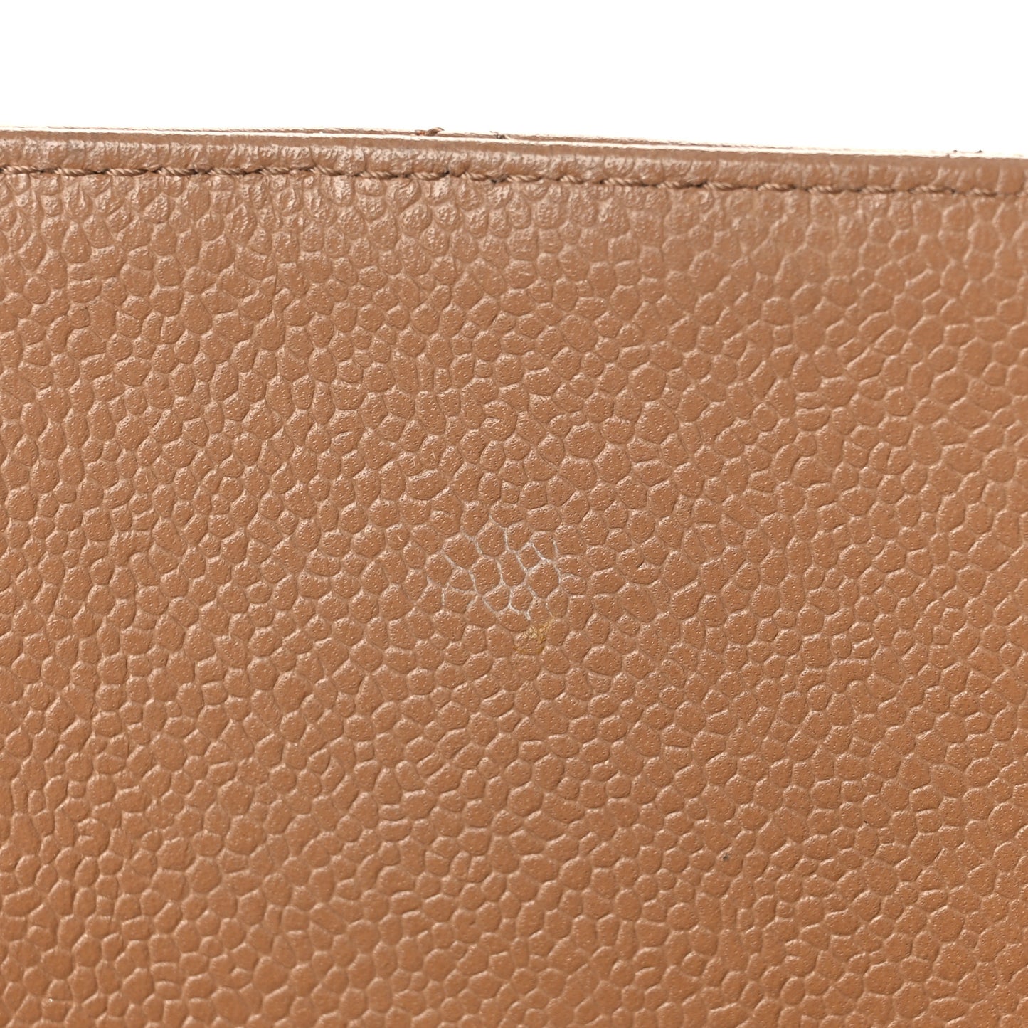 Caviar Medium Soft CC Top Handle Tote Dark Beige