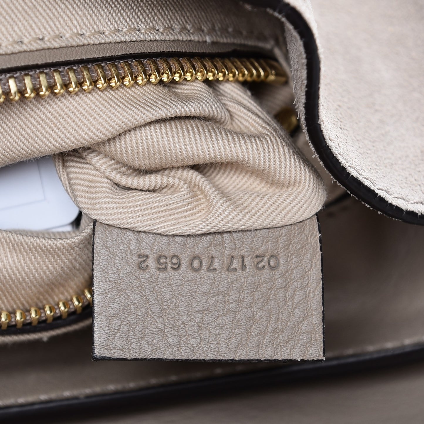 Suede Calfskin Medium Faye Backpack Motty Grey