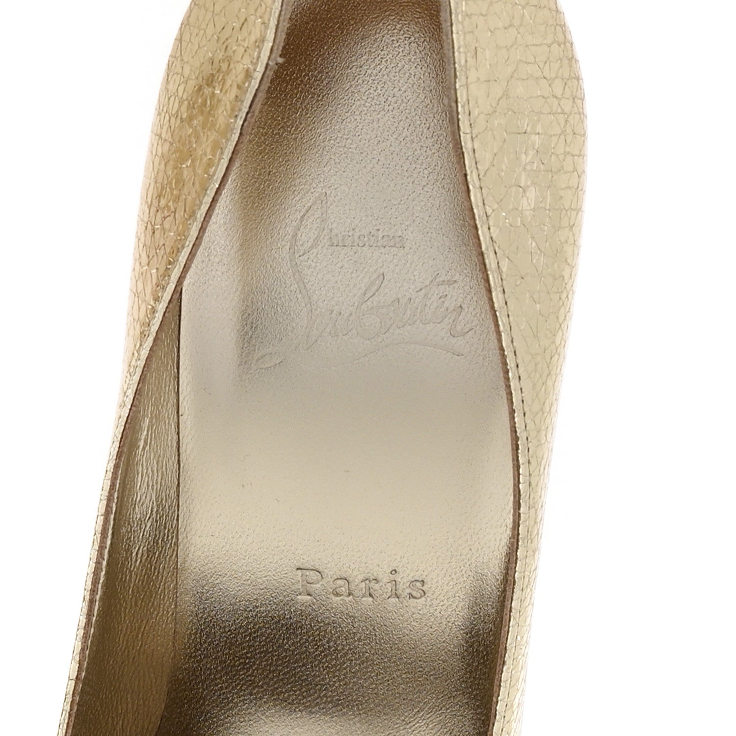 Christian Louboutin Specchio Star Kate 100 Pumps 39 Platine 8 of 9