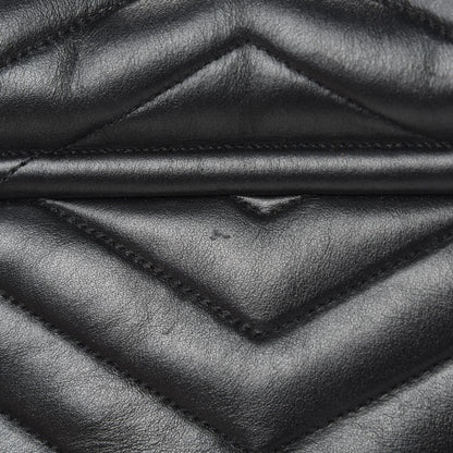Saint Laurent Calfskin Y Quilted Monogram Medium Loulou Chain Satchel Black 17 of 17