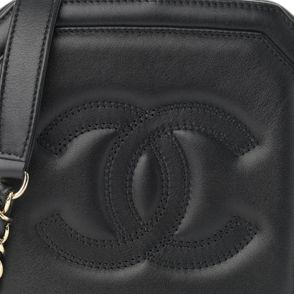 Chanel Calfskin CC Clock Camera Case Black 8 of 10