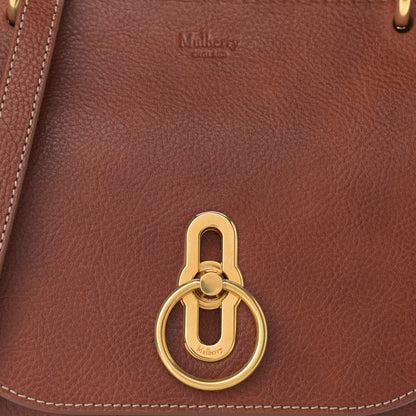 Mulberry Small Classic Grain Calfskin Amberley Satchel Oak 7 of 9