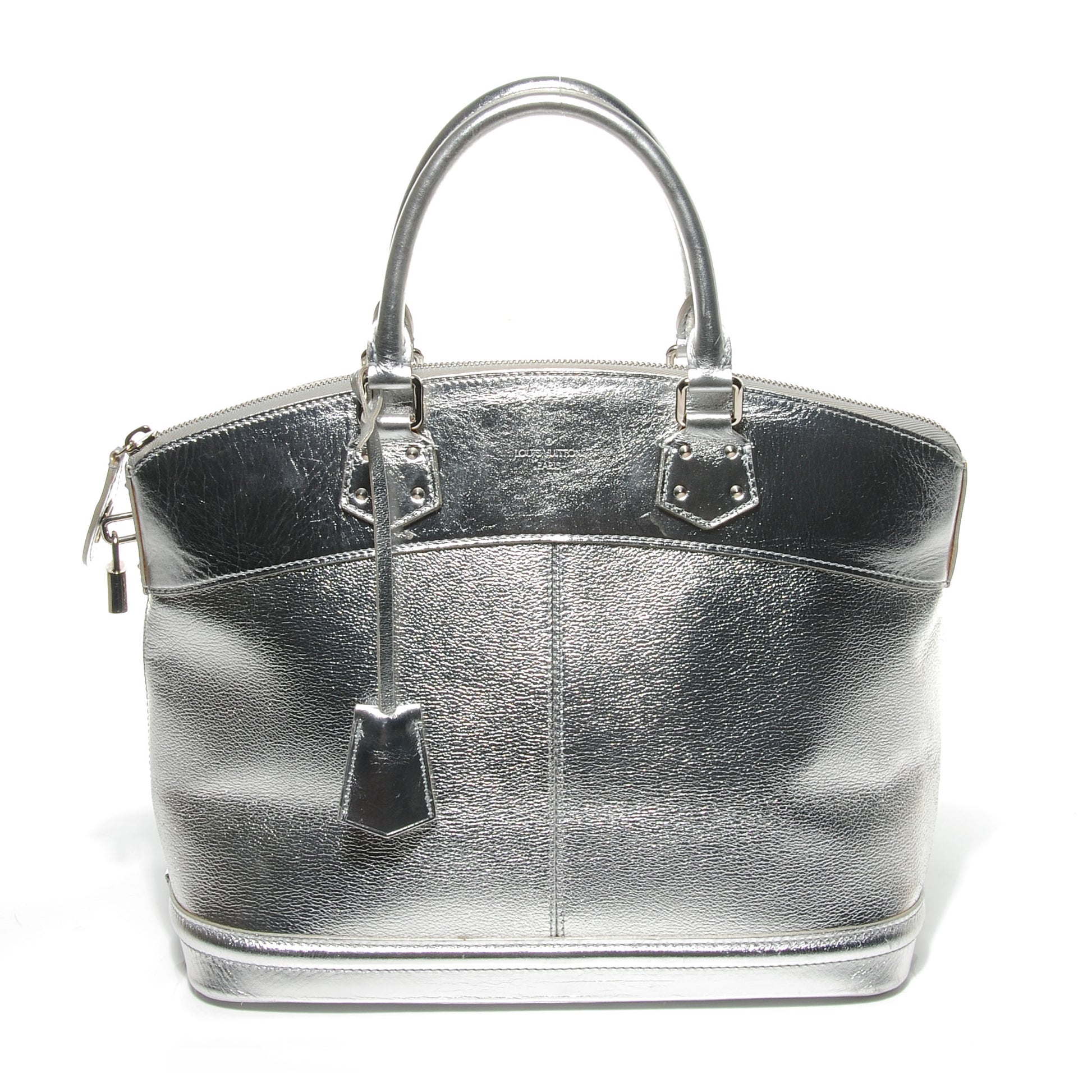 Louis Vuitton Suhali Lockit MM Silver 1 of 8