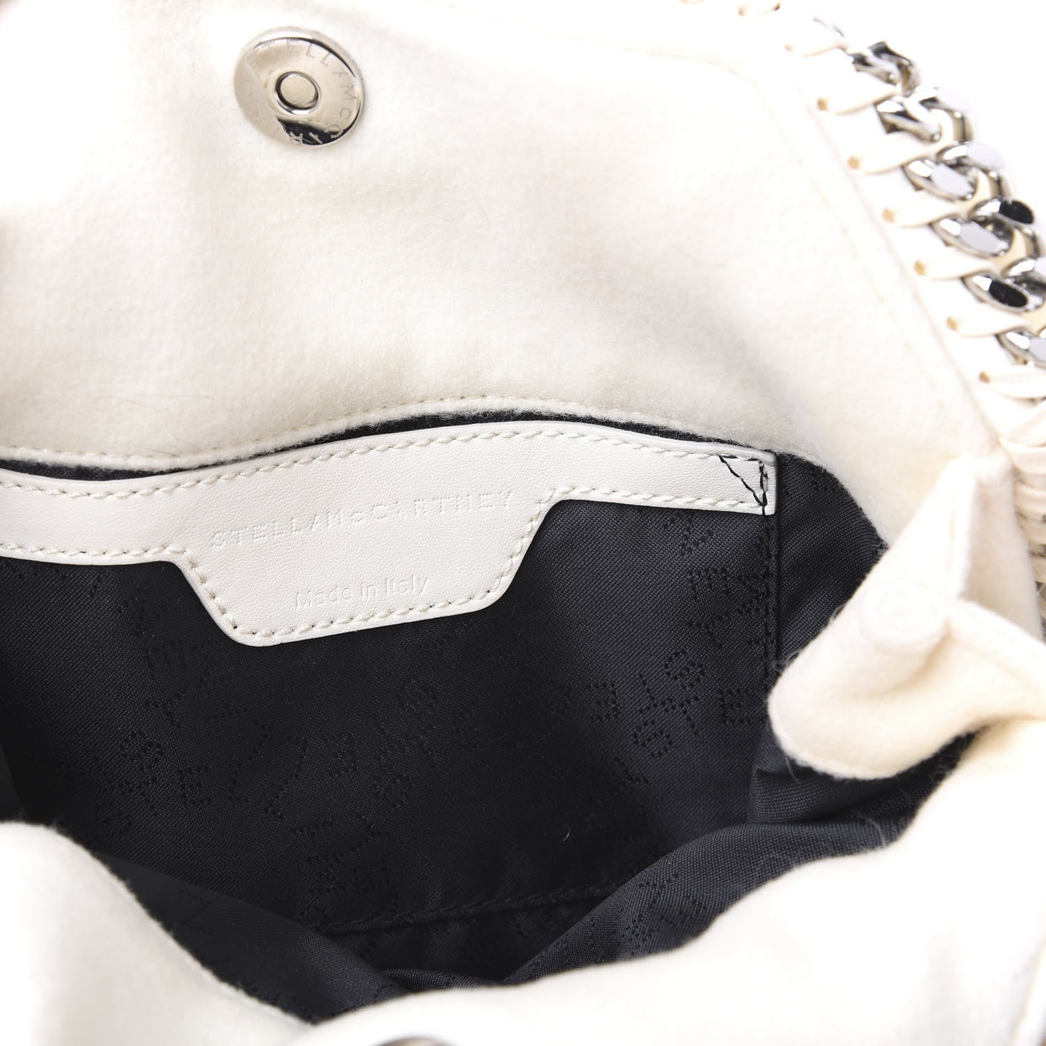 Stella McCartney Eco Fur Mini Falabella Tote Ivory 8 of 11