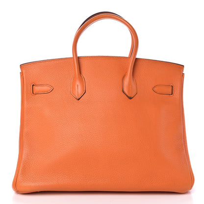 Hermes Togo Birkin 35 Orange 26 of 41
