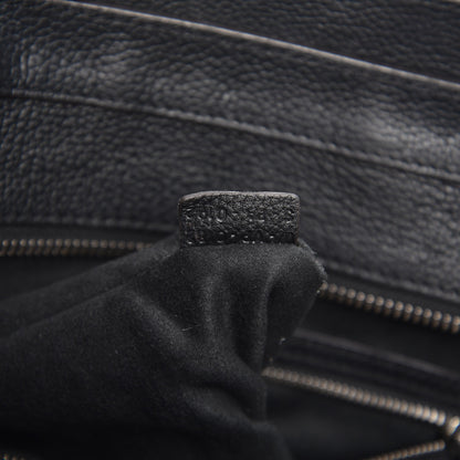 Celine Drummed Calfskin Mini Luggage Black 7 of 10