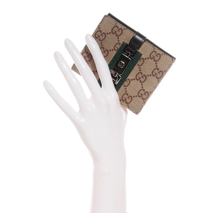 Gucci Monogram Web Jackie French Wallet Brown 2 of 8