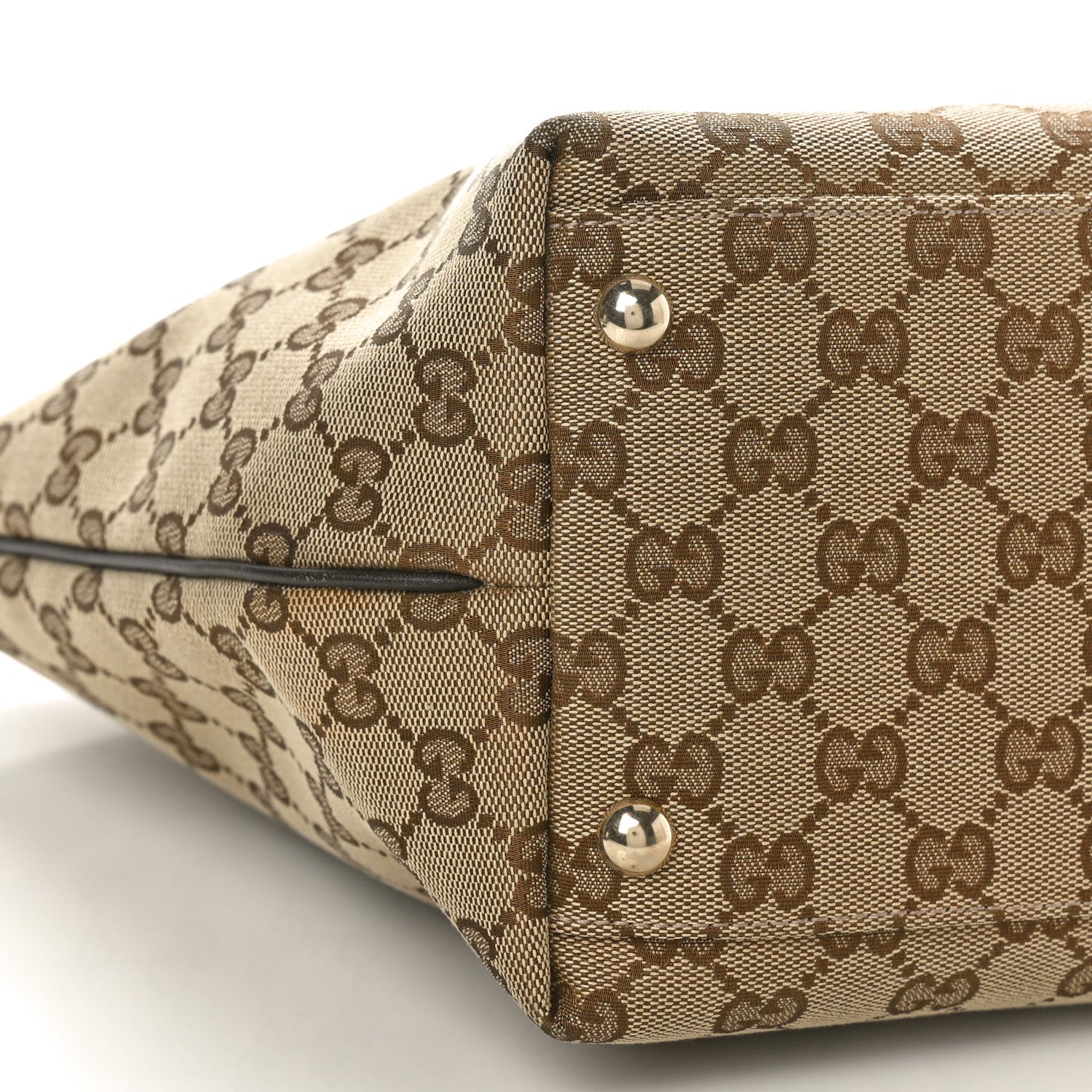 Gucci Monogram Medium New Britt Tote Brown 9 of 12