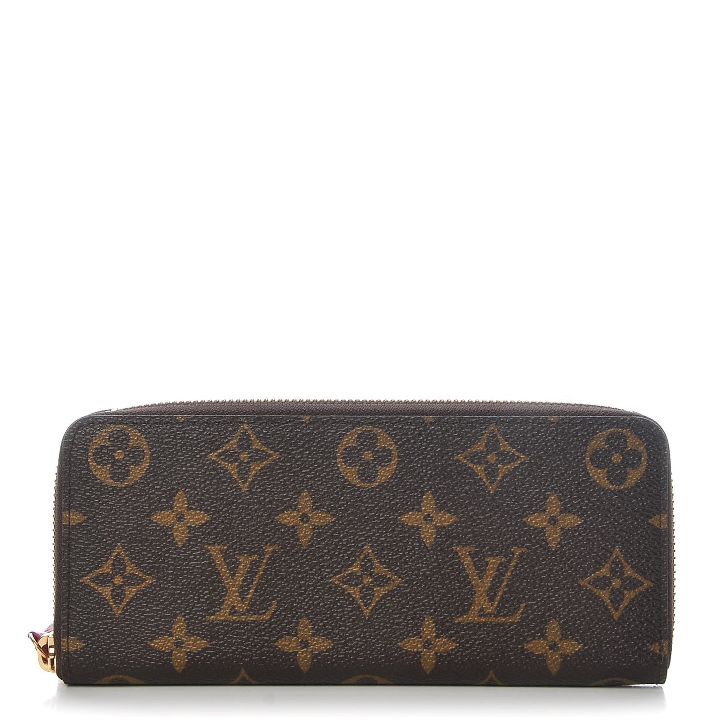 Monogram Clemence Wallet Fuchsia