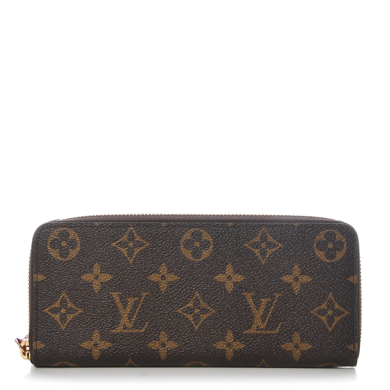 Louis Vuitton Monogram Clemence Wallet Fuchsia 1 of 8