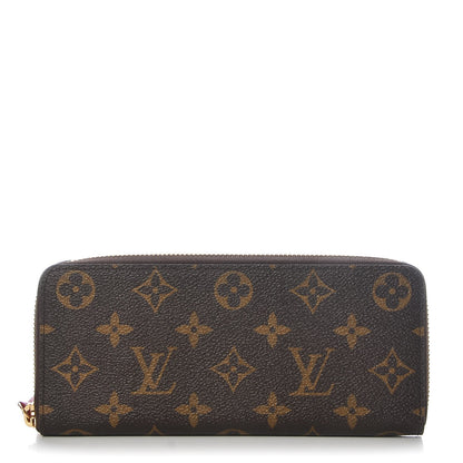 Louis Vuitton Monogram Clemence Wallet Fuchsia 1 of 8