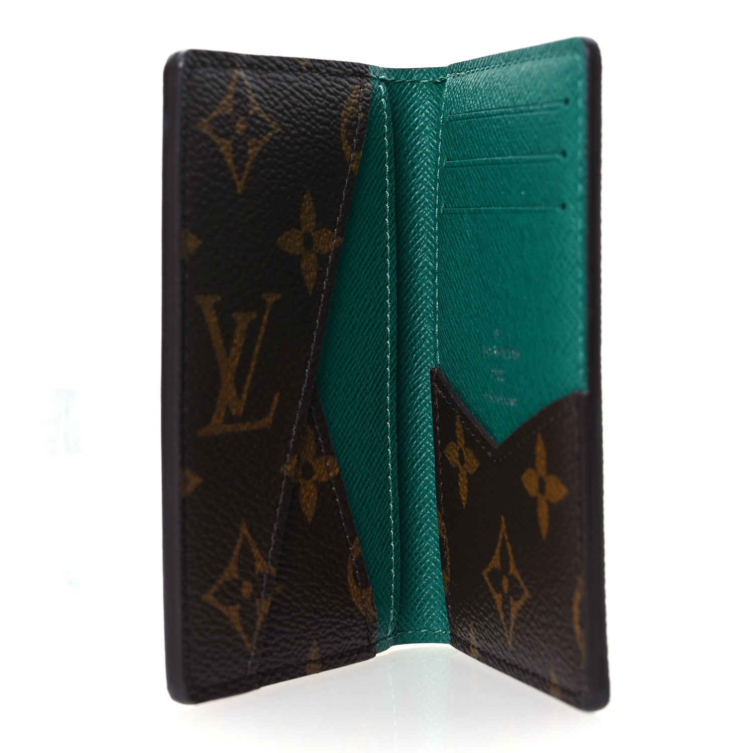 Louis Vuitton Monogram Macassar Pocket Organizer NM Borneo Green 5 of 6