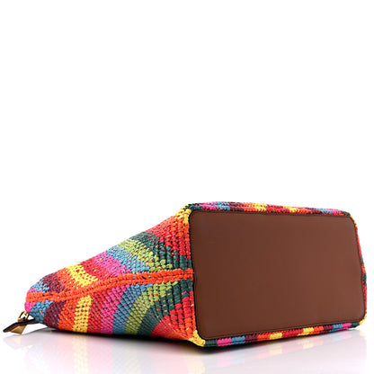 Valentino Garavani Raffia Calfskin Rockstud Summer Tote Multicolor 4 of 10