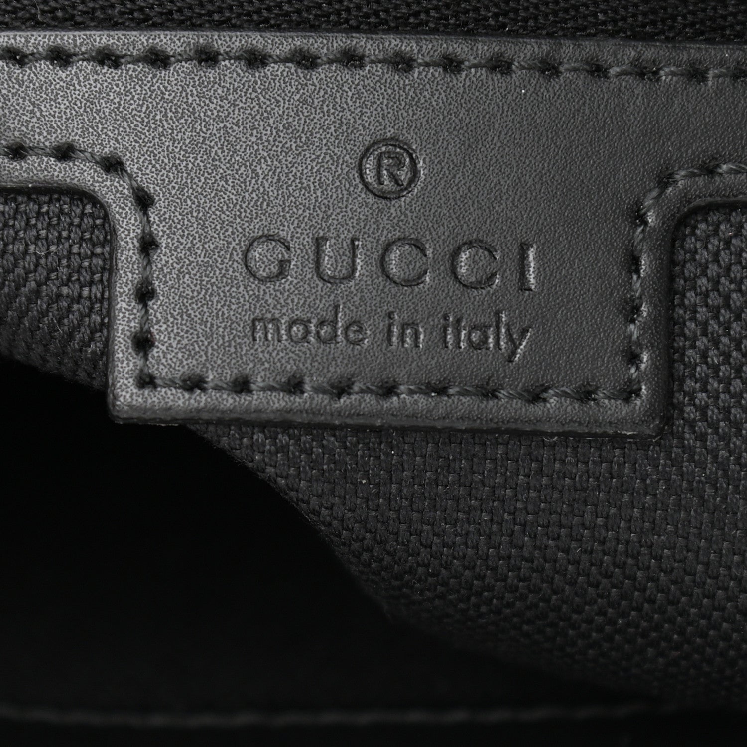 Gucci GG Supreme Monogram Appia Calfskin Web Flat Messenger Bag Black Grey 6 of 9