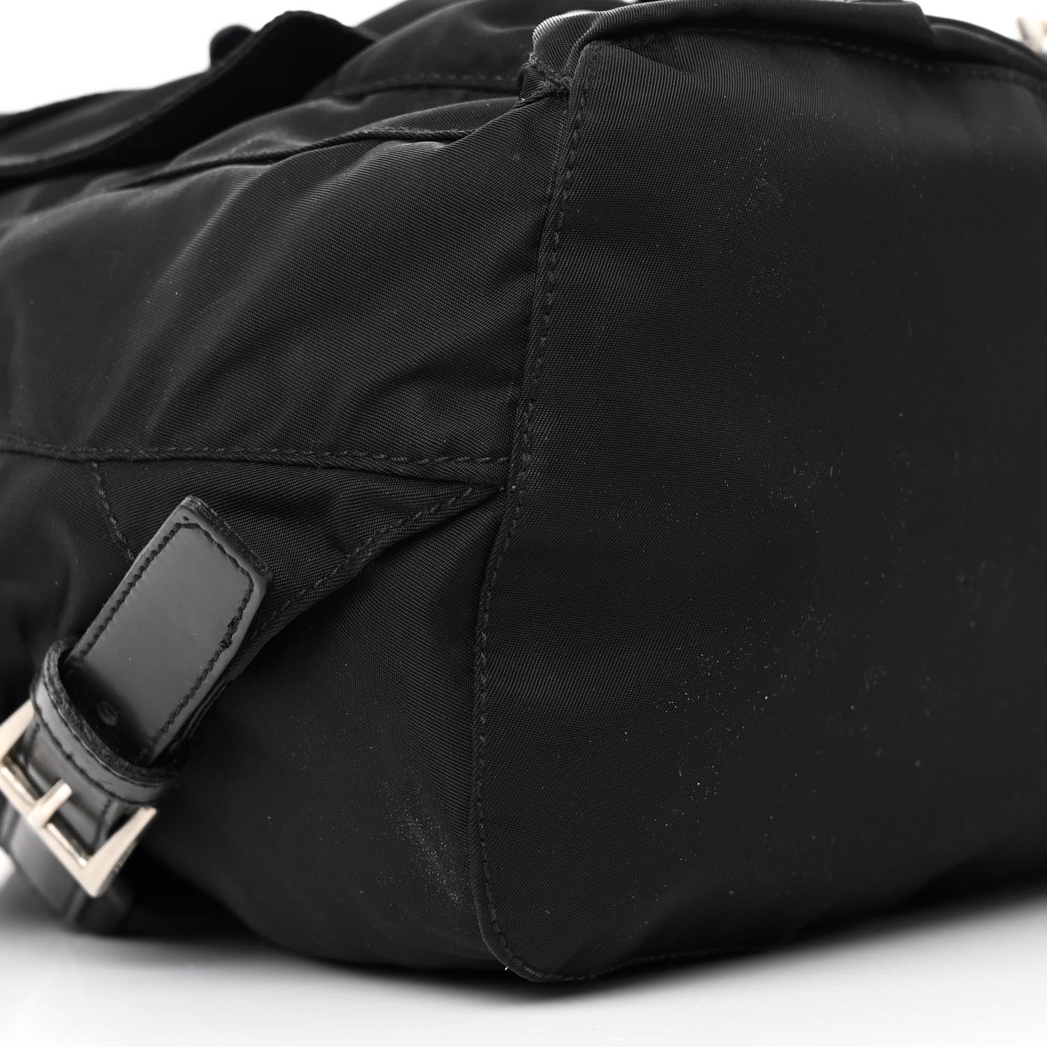 Prada Nylon Vela Medium Backpack Black 9 of 10
