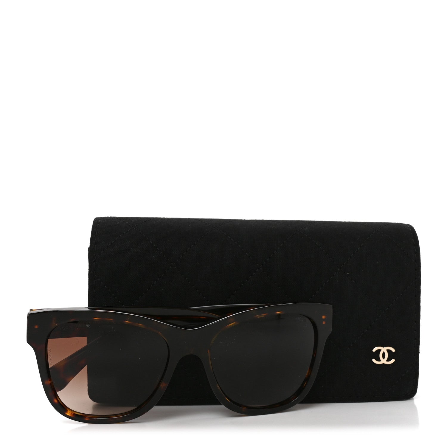 Chanel Acetate Runway Square Sunglasses 5380 Dark Tortoise 7 of 7