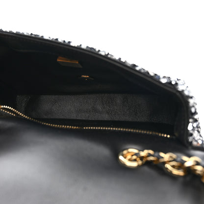Chanel Sequin Quilted Small Single Flap Black White Grey 5 of 11