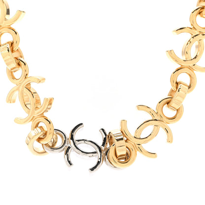 Chanel Metal CC Choker Gold Silver 4 of 6