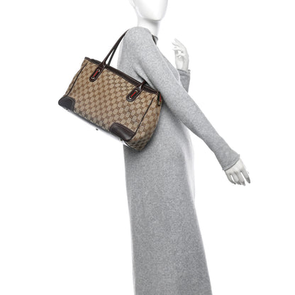 Gucci Monogram Medium Princy Tote Dark Brown 2 of 10