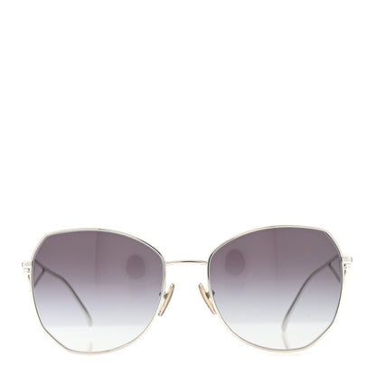 Prada Metal Symbole Triangle Logo Sunglasses SPR57YS Smoky Grey 2 of 6