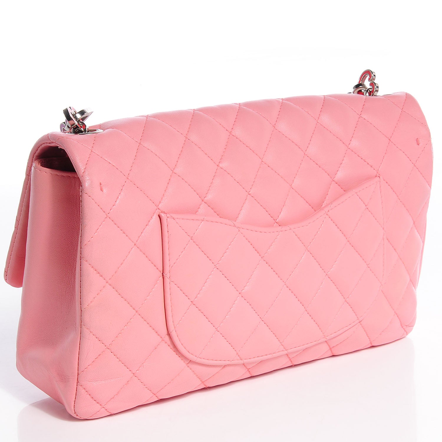 Chanel Lambskin Medium Heart Valentine Flap Pink 3 of 8