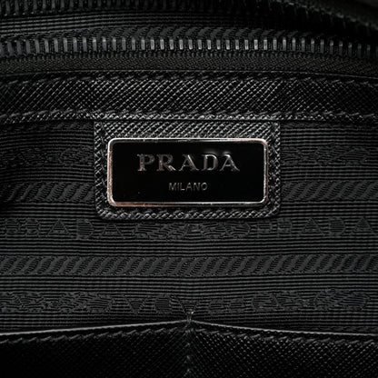 Prada Tessuto Nylon Saffiano Briefcase Black 7 of 12