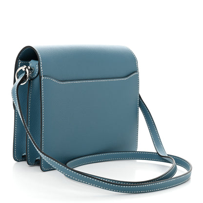 Hermes Evercolor Mini Sac Roulis New Blue Jean 3 of 11