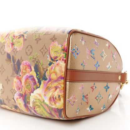 Louis Vuitton Metallic Monogram LV Garden Speedy Bandouliere 25 Gold 12 of 12
