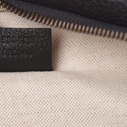 Gucci Grained Calfskin Logo Belt Bag Black 7 of 9