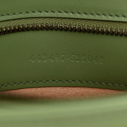 Gucci Calfskin Matelasse Small GG Marmont Shoulder Bag Salamander Green 7 of 10