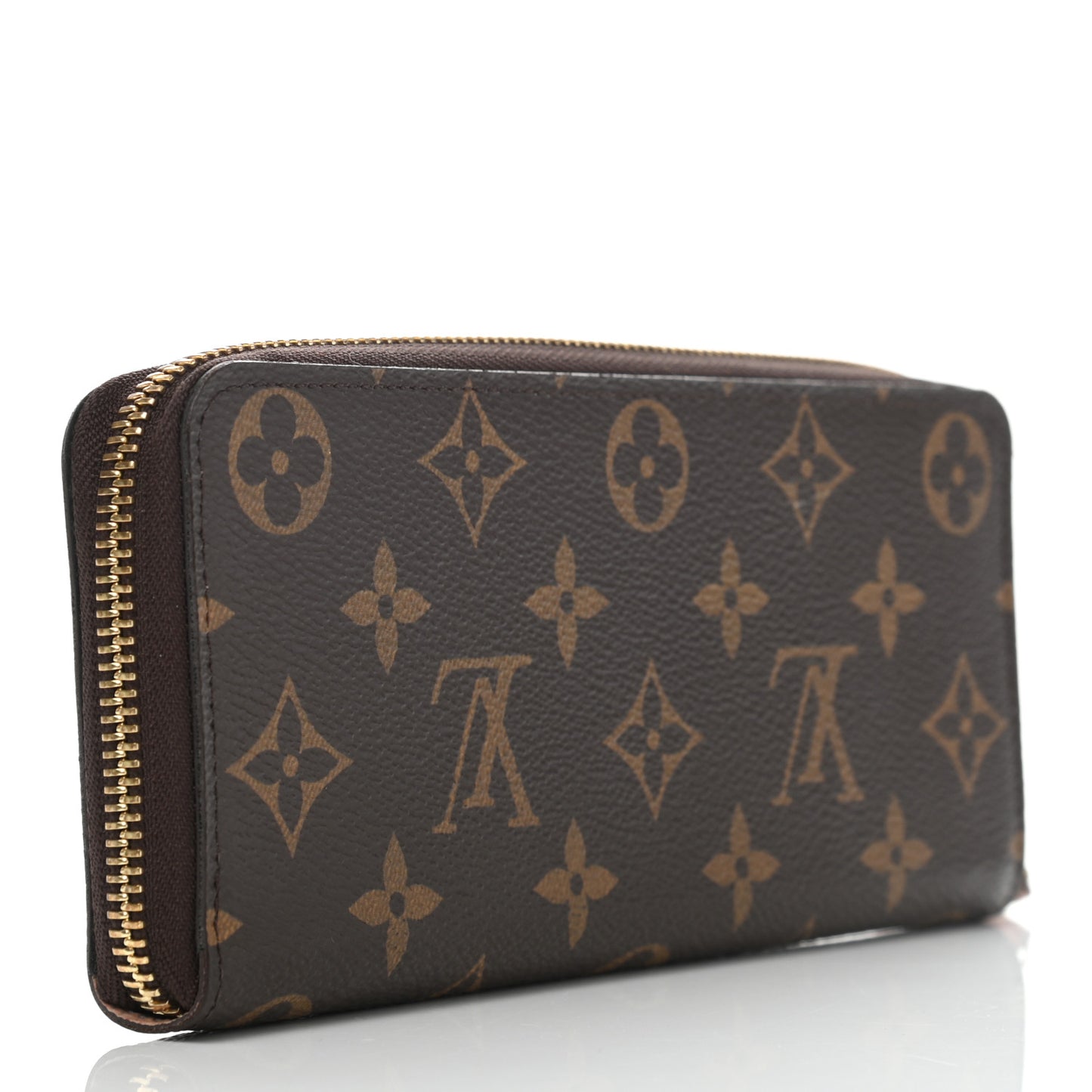 Monogram Clemence Wallet Rose Ballerine