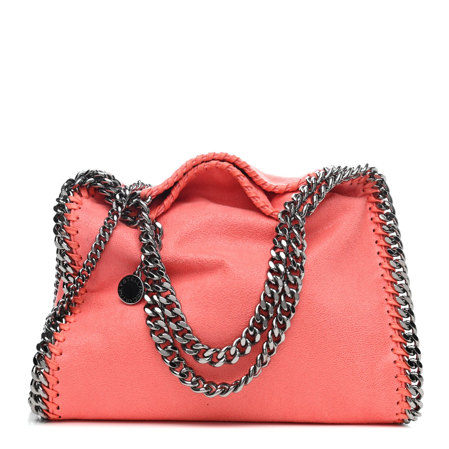 Shaggy Deer Mini Falabella Fold Over Tote Peony