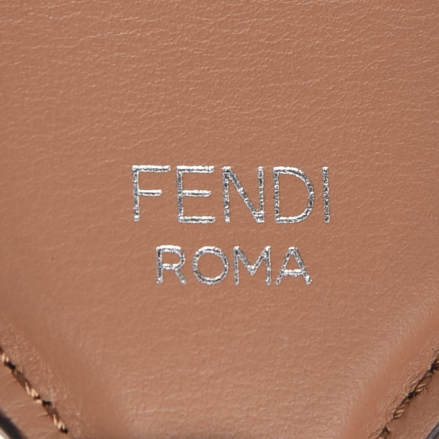 Calfskin FF 1974 Embossed Strap You Tobacco Black