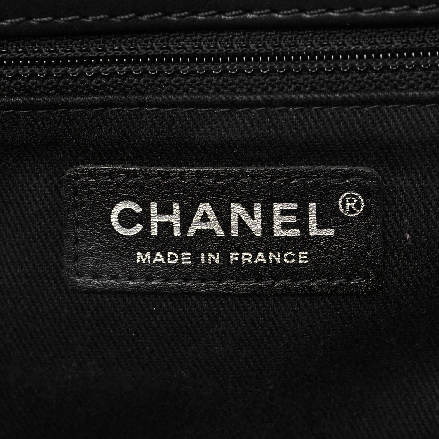 Chanel Calfskin Quilted Double Stitch Hamptons Clutch with Chain Black 6 of 7