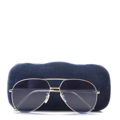 Gucci Aviator Sunglasses GG0356S Gold 6 of 6
