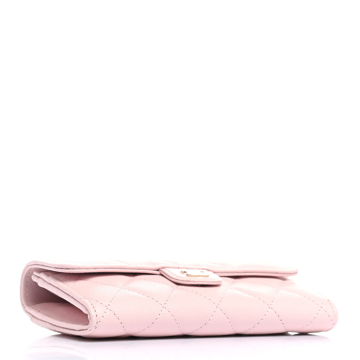 Chanel Caviar Quilted Medium Flap Wallet Light Pink 4 of 9