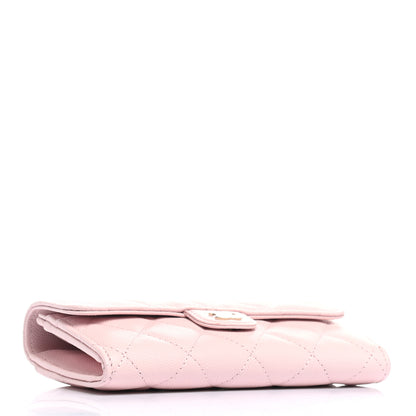 Chanel Caviar Quilted Medium Flap Wallet Light Pink 4 of 9